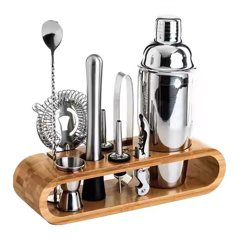 Stainless Steel Cocktail Shaker Set Mixer Bartender Kit Cobbler Boston Shaker Bars Set Tools Jigger