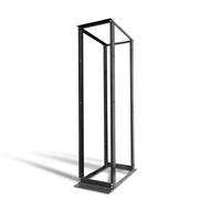 RAISING ELECTRONICS 42U 4 Post Open Frame Server Rack 19inch Adjustable Depth 22inch-34inch (42U)