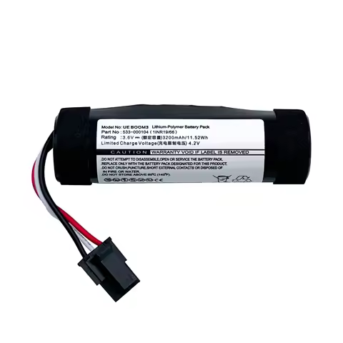 1Pcs Battery Replacement, 3200mAh, Compatible for Logitech UE Boom3 Audio Battery 533-000104