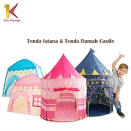 Satu Keluarga Mainan Tenda Anak M128 M129 Castle Anak Mainan Rumah Rumahan Tenda Camping Anak