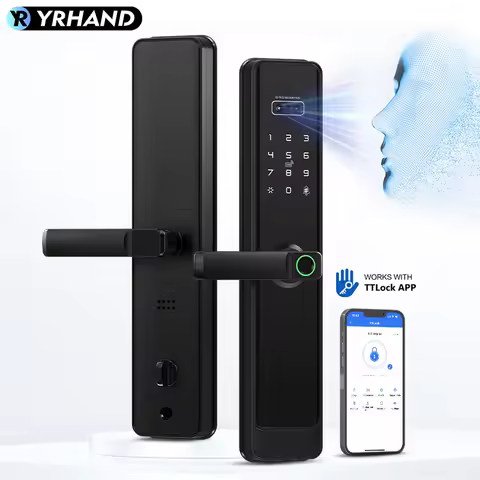 YRHAND Ttlock App 3D Face Recognition Digital Door Camera Fingerprint cerradura inteligente Electron
