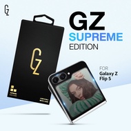 GZ Supreme กาวเต็ม Galaxy Z Flip 5 ฟิล์มกระจกเต็มจอ ทัชลื่น คมชัด ติดแน่นทนทาน