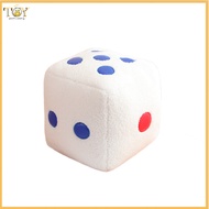 deveodo Dice Plush Doll Comfortable Soft PP Cotton Plush Dice Doll Funny Game Plush Toy for Home Dec