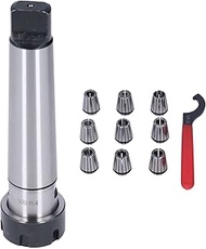 ER25 Collet Chuck Set, MTA Clamping Holder Tool Kit for CNC Milling Lathe, Includes 9pcs Collets and