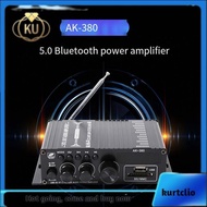 AK380 Bluetooth Amplifier HiFi Audio Karaoke 2 Channel Home Theater Amplifier Power Class D Amplifie