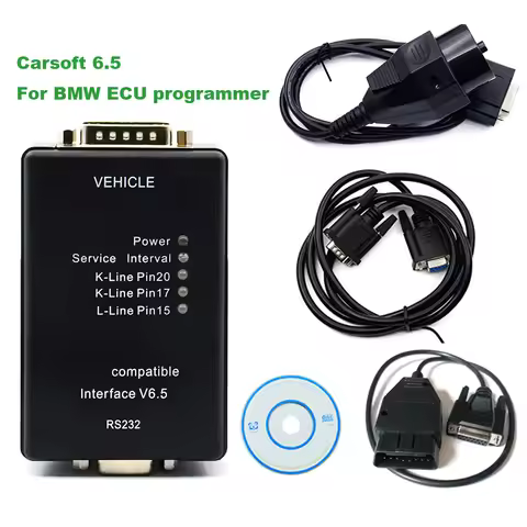 OBD2 Scanner Carsoft V6.5 ECU Programmer For BMW E30/ E31/E32/E34/E36/E38/E39/E60/E65/E46/E53/Z Car 