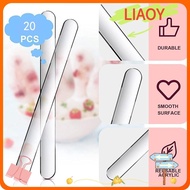 LIAOY Popsicle Sticks, Reusable Acrylic Popsicle Mold, Accessories Transparent Ice Cream Sticks