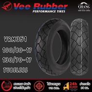 VEE RUBBER รุ่น VRM351  100/80-17 (ปี24)130/70-17(ปี21)