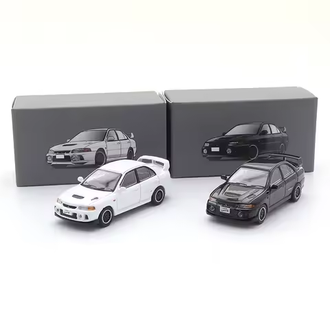 JKM 1/64 MITSUBISHI Lancer EVO3 4 5 6 7 Alloy Diecast Automotive Model Ornaments Cas Toys Gift Decor