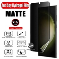 Anti-scratch Hydrogel spy matte privacy screen protector Samsung A34 5G A54 5G A74 5G