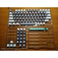 Keycaps Dual Tone Shine Through PBT Double Shot OEM Profile 94 Keys Keyboard Mechanical 96% Robot Wo