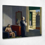 Art reproduction  Hotel by a Railroad Edward Hopper eho21 รูปติดผนัง ภาพที่มีชื่อเสียง ภาพพิมพ์รายละ