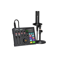 Maonocaster? audio mixer? audio interface? DJ? Mixer? An all-in-one podcast studio? compact? delivery equipment? Equipped with an XLR microphone? Youtuber? live delivery?