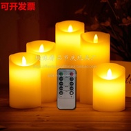LED Electronic Candle Light Artificial Paraffin Lamp Candle Halloween Decoration Haunted House Chamber Script Kill Atmosphere Props