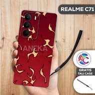 AC83-Case REALME C71-Fire Motif-Softcase REALME C71-Casing REALME C71-Silicone REALME C71