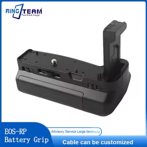 Battery Grip for Canon EOS RP - Lightweight ABS Dual Battery Slots Stable Holding for Vertical Shoot