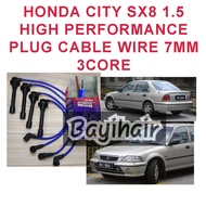 HONDA CITY SX8 1.5 HIGH PERFORMANCE PLUG CABLE WIRE 7MM 3CORE