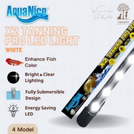 AquaNice X2 Aquarium LED Light WHITE Submersible Fish Tank Light Color Enhancing Energy Saving 2FT/3