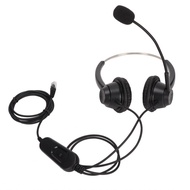 RJ9 Business Headset Endurable Lightweight Ergonomic Binaural Phone Headphone H360D-RJ9-MVA Black Cl