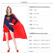 ฮาโลวีน ผู้หญิง คอสเพลย์ผู้ใหญ่ Superman Cape Thor Wonder Woman อเมริกัน Surprise กัปตันชุด Harley Q