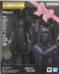 〔AJ媽咪玩具鋪〕現貨 萬代 BANDAI 代理版 S.H.F SHF 魷魚遊戲 黑面具人