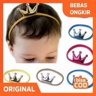 CUTE BABY BANDANA / BABY GIRL BANDANA / CROWN BANDANA / POMPOM BANDANA / BABY RIBBON BANDANA