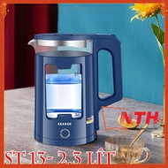 [ST13] Electric kettle, 2.3L /2.0L capacity water kettle cheap electric kettle set Glass Kettle