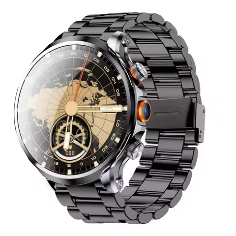 H18 Pro Global Version 4G Smart Watch AMOLED SIM Card Retractable Rotating Camera HD Video Call GPS