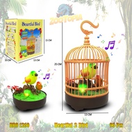 Bro1260 Burung Sangkar Baterai Mainan Anak Bayi Edukatif Animal Hobi