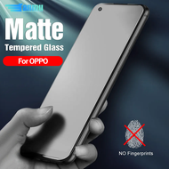 9D Frosted Matte Tempered Glass For OPPO Reno 11F 8T 8Z 8 7Z 7 6Z 6 5 3 2F 2Z F9 4G 5G Pro Pro+ Anti-fingerprint Screen Protector Film