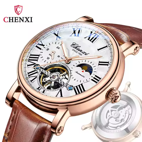 CHENXI 8873 Business High Grade Automatic Hollow Flywheel Luminous Waterproof Men Wholesale Mechanic