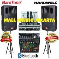 Sale Paket Sound system Hardwell mrx8 speaker aktif baretone 15 inc