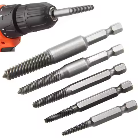 5/6 Pcs,Broken Bolt,Damaged Screw,Easy Out Screw Bolt Extractor Set,Water Pipe Remover Set,Screw Ext
