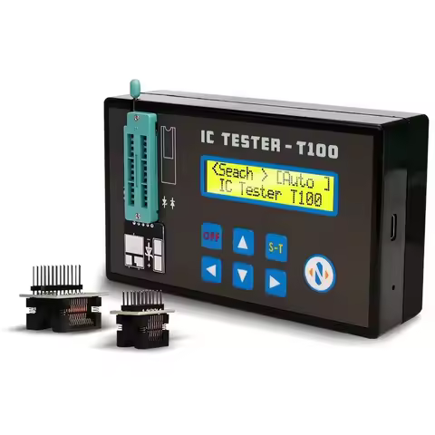 Integrated Circuit Tester TESTER-T100 Supports 74HC 74LS CD4000 HEF400 Interface Chips Transistors V