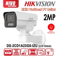 HIKVISION DS-2CD1A23G0-IZU 2MP H.265+ Motorized 2.8mm To 12mm Vari-focal WDR Build in Mic Bullet PT 