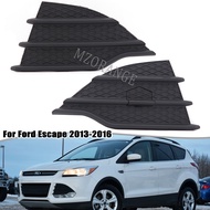 Front Bumper Fog Light Cover For Ford Escape Kuga 2013 2014 2015 2016 Fog Lamp Hood Fog Lights Drl Molding Guard Decorat