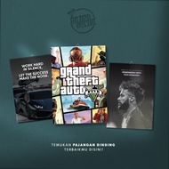 |BEST| Hiasan dinding Poster Kayu Gaming Gamers 20x30cm GG005 GTA V