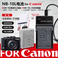 NB-10L Battery for Canon PowerShot G15 G16 G1X SX40 SX50 SX60HS GX3