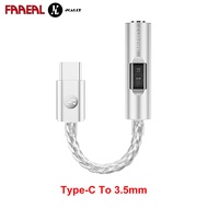 FAAEAL JCALLY JM6 PRO 2 Visible Earbud DAC Cable Double Chips Pure Sound HiFi Earphone Convert Plug 
