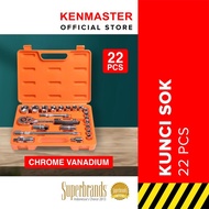 Kenmaster 22 Pcs Socket Wrench