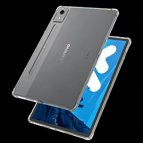 Airbags Soft TPU For Lenovo Idea Tab Pro 12.7" 2025 Case Clear Cover Transparent Silicon Tablet Cove