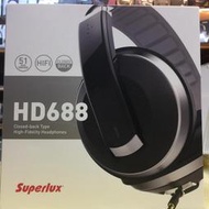 特價 [視聽影訊]HD688 SuperLux HD-688 密閉式專業監聽級耳機 (公司貨) 可換線式更勝SONY