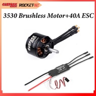 SURPASS HOBBY 3530 1100KV 1400KV 1700KV Outrunner Brushless Motor With 40A Brushless ESC For RC FPV 