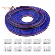 1Set 16.4Ft RGB LED Wire 22 Gauge 4 Colors RGB 22 AWG for RGB LED Strips 3528 5050