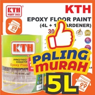 5L KTH epoxy floor paint / expoxy floor paint / cat expoxy lantai / cat epoxy lantai / epoxy paint /