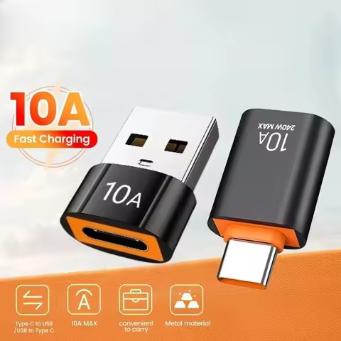 10A USB A To USB C OTG Adapter Type C to USB Converter USB 3.0 Adapter For Xiaomi iPad USB Male To T