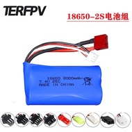 Direct Sales 2s 7.4V 1500mAh Lithium Battery Weili 12402 12428 High Speed Remote Control Car 18650 T
