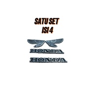 CB GLATIK CB 125 CB 100 TANK LOGO EMBLEM CB TANK LOGO