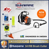 HUSQVARNA 541RB Backpack Brush Cutter Mesin Rumput (With Free Gifts)