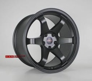 【美麗輪胎舘】類RAYS TE37 內凹深V鋁圈樣式 KR230 18吋 5X114. 10J ET20 平光黑 台灣製